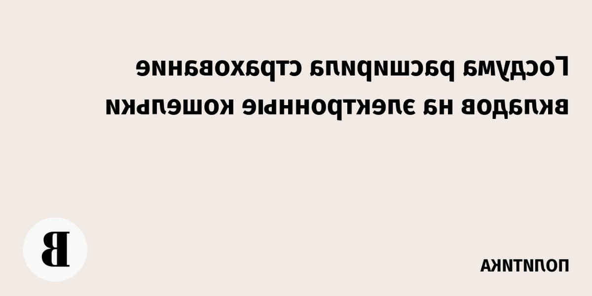 Электронные кошельки включили в систему страхования вкладов